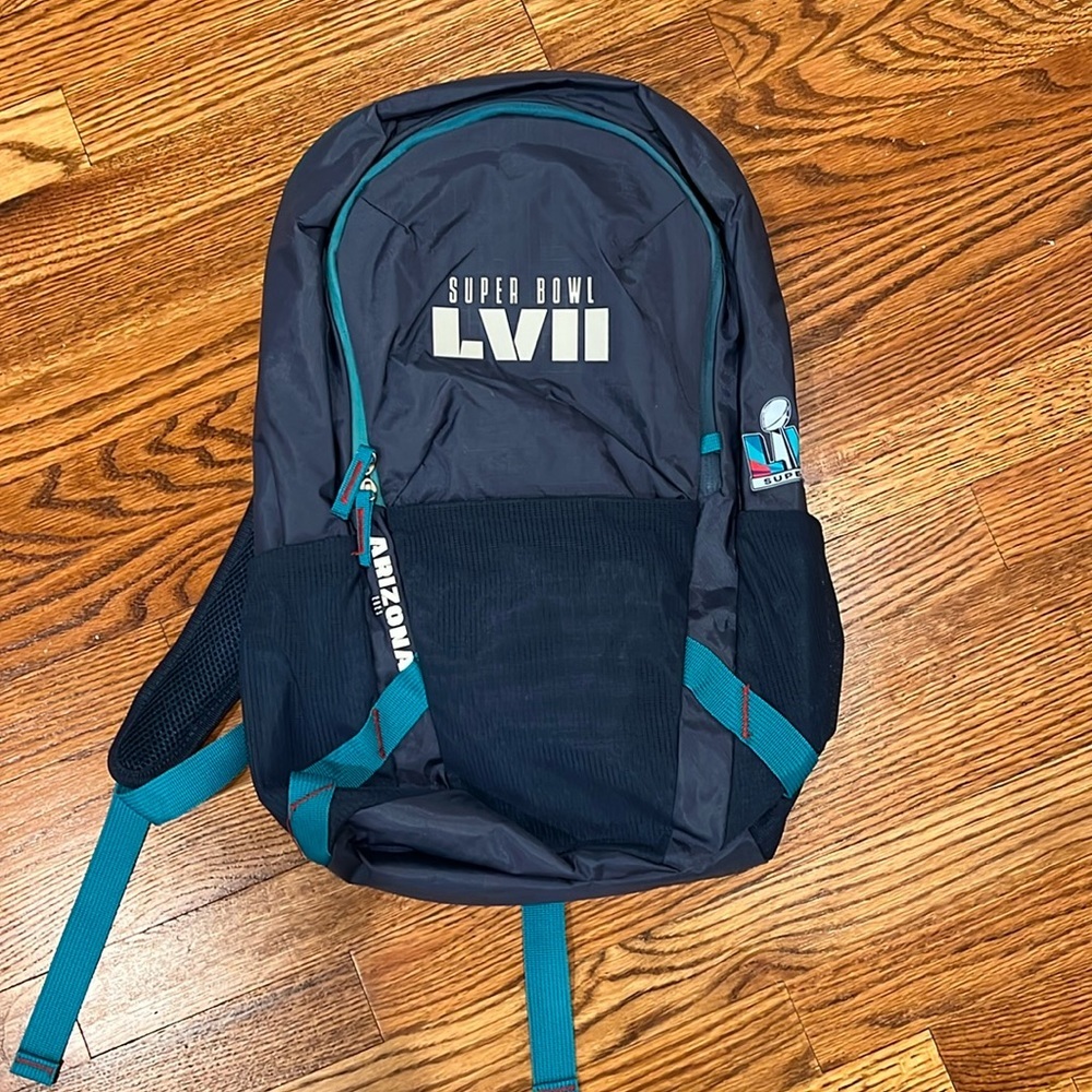 Super Bowl LVII Teal-Accent Backpack